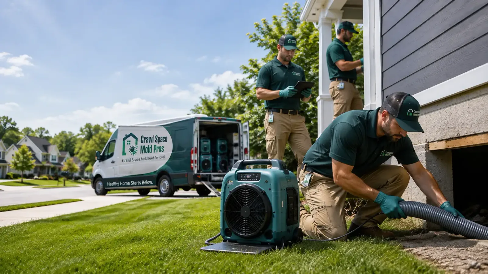 Crawl Space Mold Removal in South Sutton, NH